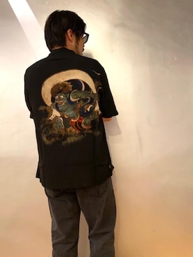 「風神雷神」｜OHTAKIさん（メンズ・170cm）の春コーディネート
