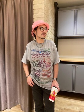 「アイテム（ポーチ、その他）」を使った、OHTAKIさん（メンズ・170cm）の夏コーディネート