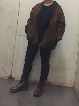 Higoshiさん（レディース・161cm）の冬コーディネート