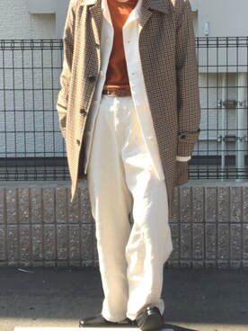 「u170」｜「アイテム（ジャケット/アウター）」を使った、Ryu.japanさん（メンズ・163cm）の春コーディネート