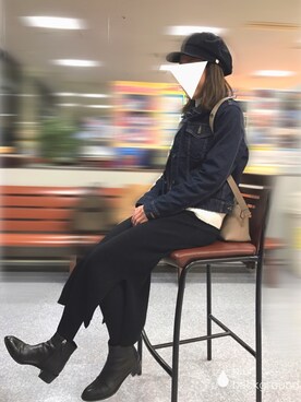karachanさん（レディース・160cm）の冬コーディネート