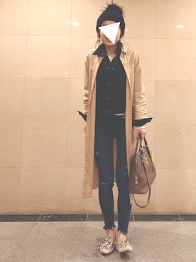 karachanさん（レディース・159cm）の春コーディネート