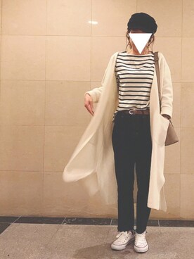 「春コート」｜karachanさん（レディース・159cm）の春コーディネート