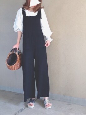 「バルーンスリーブ」｜karachanさん（レディース・159cm）の春コーディネート