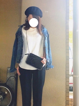「wearhalloween2017」｜「アイテム（ハンチング/ベレー帽）」を使った、karachanさん（レディース・159cm）の秋コーディネート