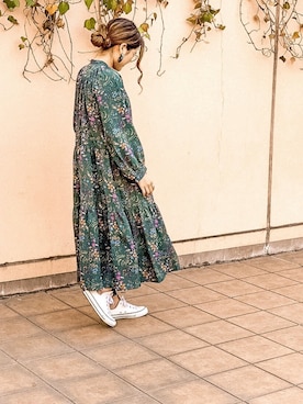 「MURUA（ムルーア）のアイテム（ピアス（両耳用））」を使った、mikyaさん（レディース・165cm）の春コーディネート