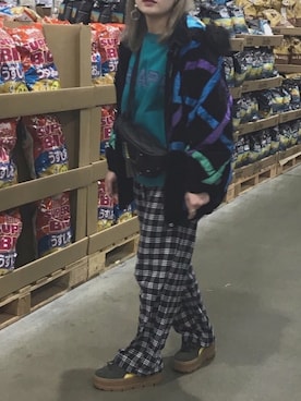 「FentyPumaByRihanna」｜やまきさん（レディース・158cm）の冬コーディネート