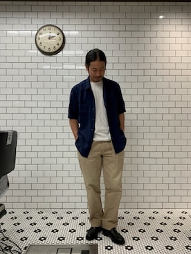 「Kaptain Sunshine（キャプテン サンシャイン）のアイテム」を使った、たうけんさん（メンズ・177cm）の春コーディネート