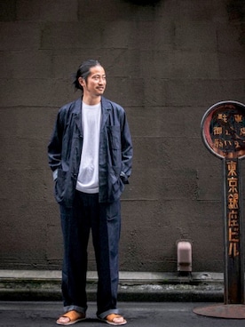 「フォローミー」｜たうけんさん（メンズ・177cm）の春コーディネート