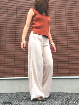 「oneway glamorous（ワンウェイグラマラス）のアイテム」を使った、monicaさん（レディース・158cm）の夏コーディネート