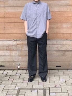 「marka（マーカ）のアイテム」を使った、nakajimanobuakiさん（メンズ・174cm）の春コーディネート