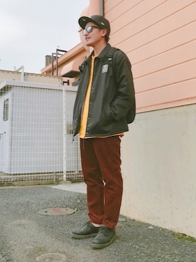 「ミラーサングラス」｜91さん（メンズ・173cm）の秋コーディネート