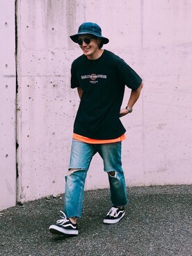 ハットを使った クラブマスター のメンズ人気ファッションコーディネート Wear