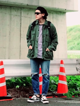 91さん（メンズ・173cm）の夏コーディネート