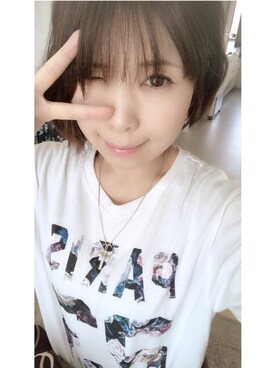 「LUCY（ルーシー）のアイテム」を使った、ゆんさん（レディース・157cm）の春コーディネート