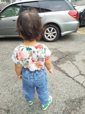 hinano*さん（キッズ・90cm）の夏コーディネート