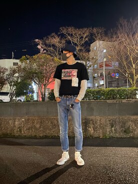 りゅうちぇるさん（メンズ・180cm）の冬コーディネート