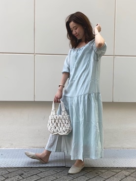 「ミントカラー」｜あすぺこさん（レディース・160cm）の春コーディネート