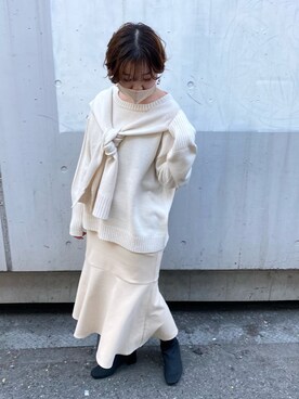 あすぺこさん（レディース・160cm）の冬コーディネート