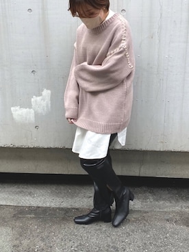 あすぺこさん（レディース・160cm）の冬コーディネート