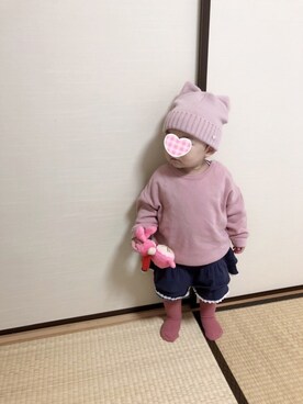 「あずきいろまつり2019」｜ほっちゃんさん（キッズ・70cm）の秋コーディネート