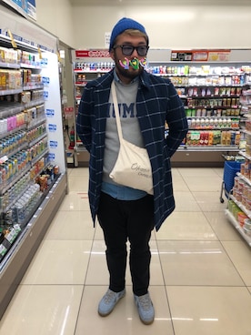 「no brand（ノーブランド）のアイテム（ダウンジャケット/コート）」を使った、ヤットさん（メンズ・175cm）の冬コーディネート