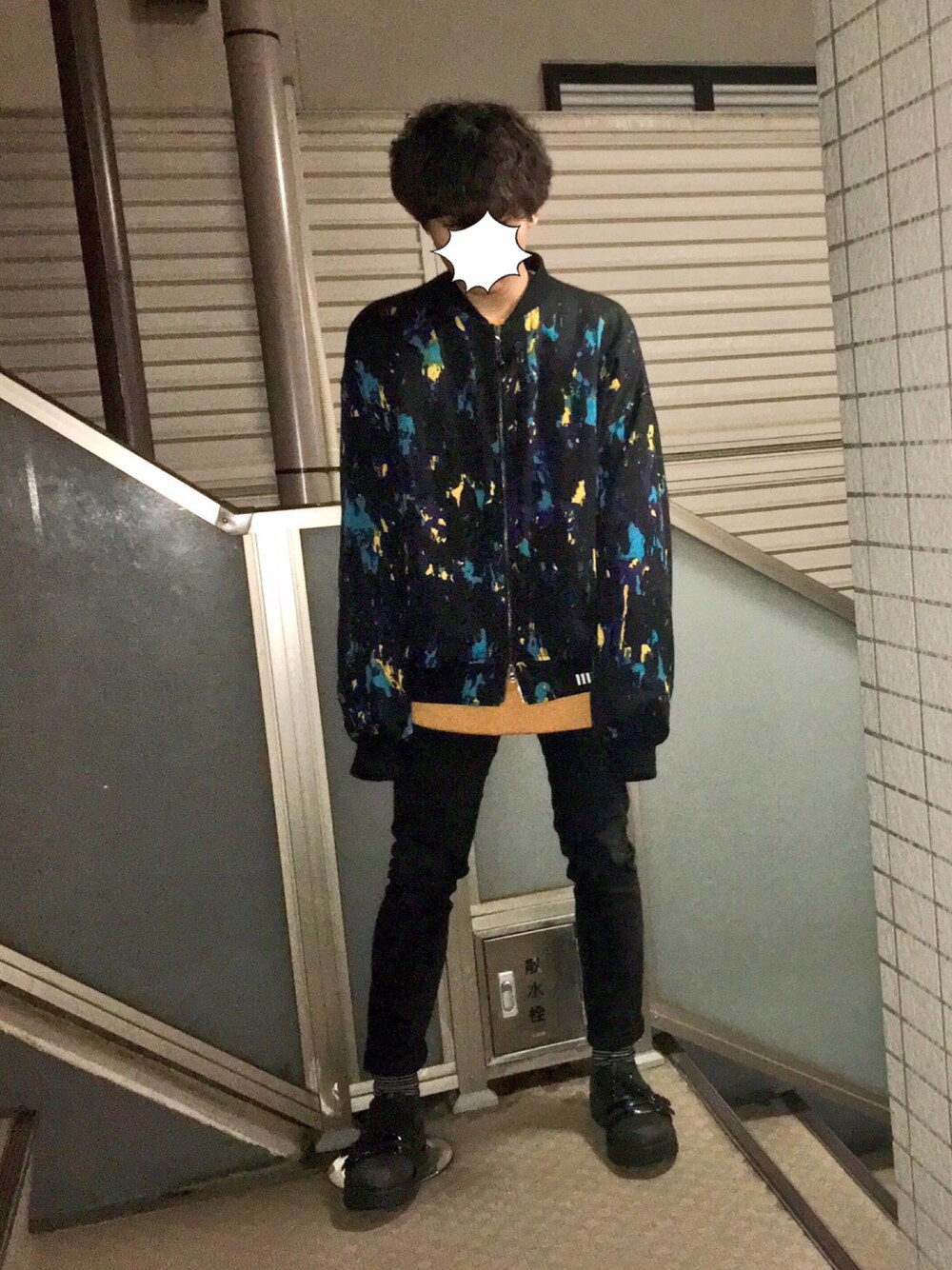 SHAREEF シャリーフ　PAINT PT RIB BLOUZON SHAREEF PAINT PT RIB BLOUSON