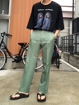 のすーけさん（メンズ・175cm）の夏コーディネート