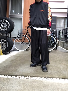 「superNova.（スーパーノヴァ）のアイテム（パンツ）」を使った、のすーけさん（メンズ・175cm）の夏コーディネート