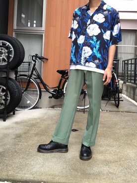 のすーけさん（メンズ・175cm）の夏コーディネート