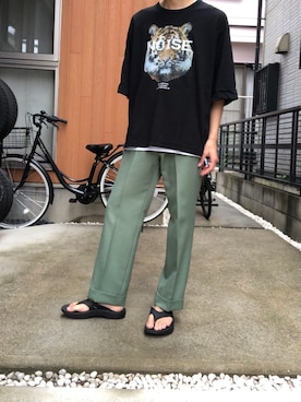 のすーけさん（メンズ・175cm）の夏コーディネート