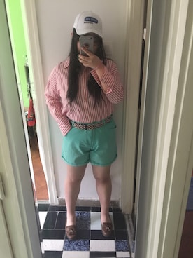「PULL&BEAR（プルアンドベア）のアイテム（スリッポン）」を使った、akiさん（レディース・163cm）の春コーディネート