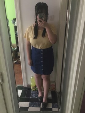 「PULL&BEAR（プルアンドベア）のアイテム（スリッポン）」を使った、akiさん（レディース・163cm）の春コーディネート