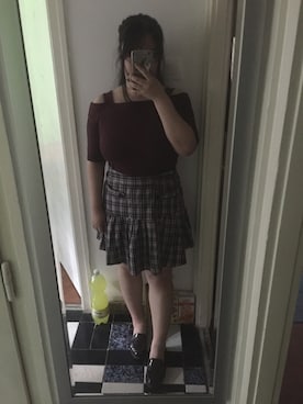 「PULL&BEAR（プルアンドベア）のアイテム（ローファー）」を使った、akiさん（レディース・163cm）の夏コーディネート
