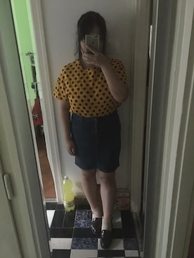 「PULL&BEAR（プルアンドベア）のアイテム（スリッポン）」を使った、akiさん（レディース・163cm）の夏コーディネート