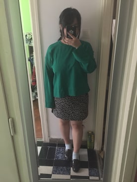 「PULL&BEAR（プルアンドベア）のアイテム（ローファー）」を使った、akiさん（レディース・163cm）の秋コーディネート