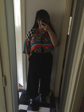 「PULL&BEAR（プルアンドベア）のアイテム（ローファー）」を使った、akiさん（レディース・163cm）の冬コーディネート