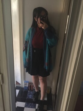 「PULL&BEAR（プルアンドベア）のアイテム（ローファー）」を使った、akiさん（レディース・163cm）の冬コーディネート