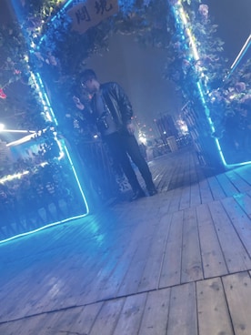 「PLAYBOY（プレイボーイ）のアイテム（パンツ）」を使った、中二さん（メンズ・170cm）の春コーディネート