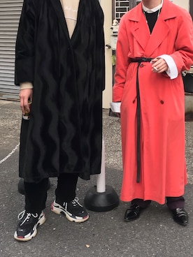 「DRESSEDUNDRESSED（ドレスドアンドレスド）のアイテム（スウェット）」を使った、いおりさん（メンズ・170cm）の冬コーディネート