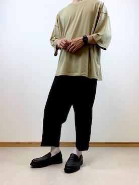 「CASPER JOHN」｜「アイテム（アナログ腕時計）」を使った、じぇっとさん（メンズ・172cm）の夏コーディネート