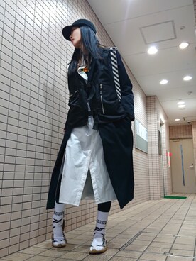 「EN ROUTE（アンルート）のアイテム（トレンチコート）」を使った、※※よ※※ね※※さん（レディース・166cm）の春コーディネート