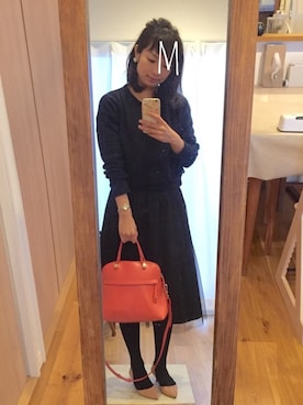 「アイテム（ピアス（両耳用））」を使った、ken🍎macoさん（レディース・154cm・30代）の冬コーディネート