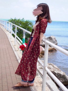 「レースタンク」｜「アイテム（アナログ腕時計）」を使った、m*さん（レディース・152cm）の春コーディネート