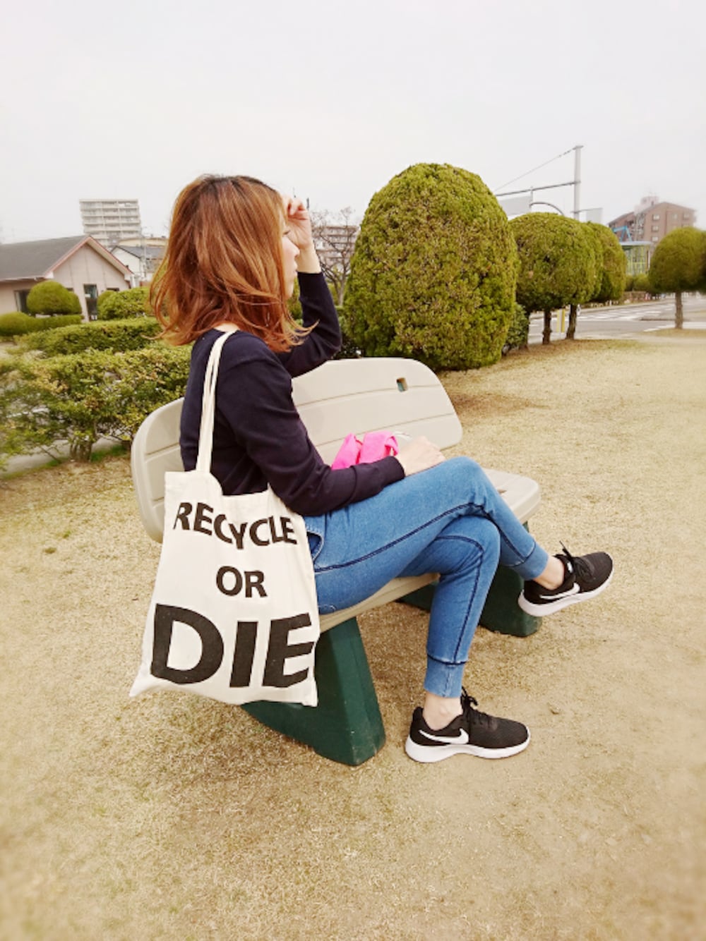 「シンプル、カジュアル、プチプラ、公園コーデ」｜「別🎵のアイテム（その他、その他）」を使った、もーりさん（レディース・167cm）の春コーディネートの1枚目の写真