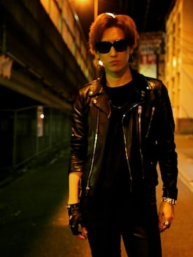 「Saint Laurent（サンローラン）のアイテム（ジャケット/アウター）」を使った、Rさん（メンズ・178cm）の冬コーディネート
