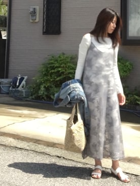 「Lee（リー）のアイテム（その他パンツ）」を使った、naoさん（レディース・163cm）の春コーディネート