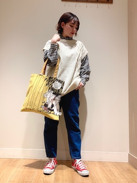 サカモトさん（レディース・161cm）の春コーディネート