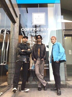 「MUZE（ミューズ）のアイテム（その他アウター）」を使った、MUZE GALLERYさん（メンズ・180cm）の冬コーディネート