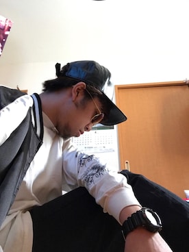 「galvanize（ガルヴァナイズ）のアイテム」を使った、ナカノウチさん（メンズ・170cm）の春コーディネート